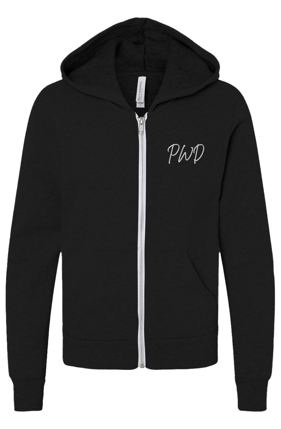  PWD Youth Sponge Fleece Full Zip Hoodie Always Blue