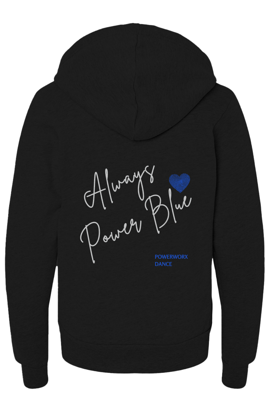  PWD Youth Sponge Fleece Full Zip Hoodie Always Blue