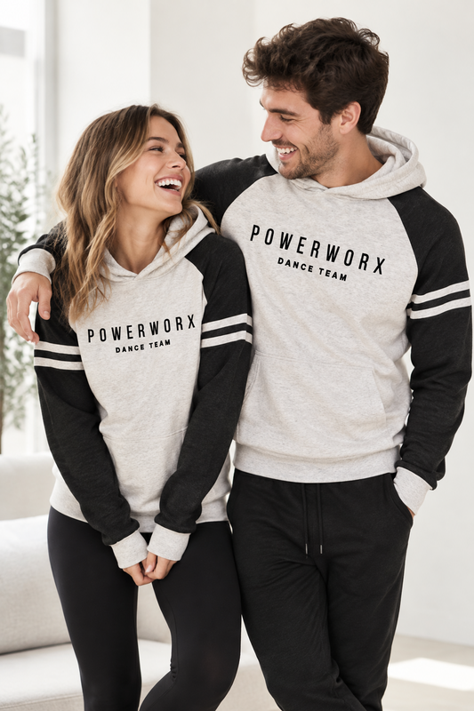 (PWD) Unisex Varsity Colorblocked Raglan Hoodie