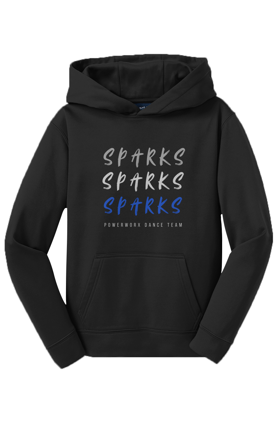 PWD Youth Sport Fleece Hooded Pullover SPARKS