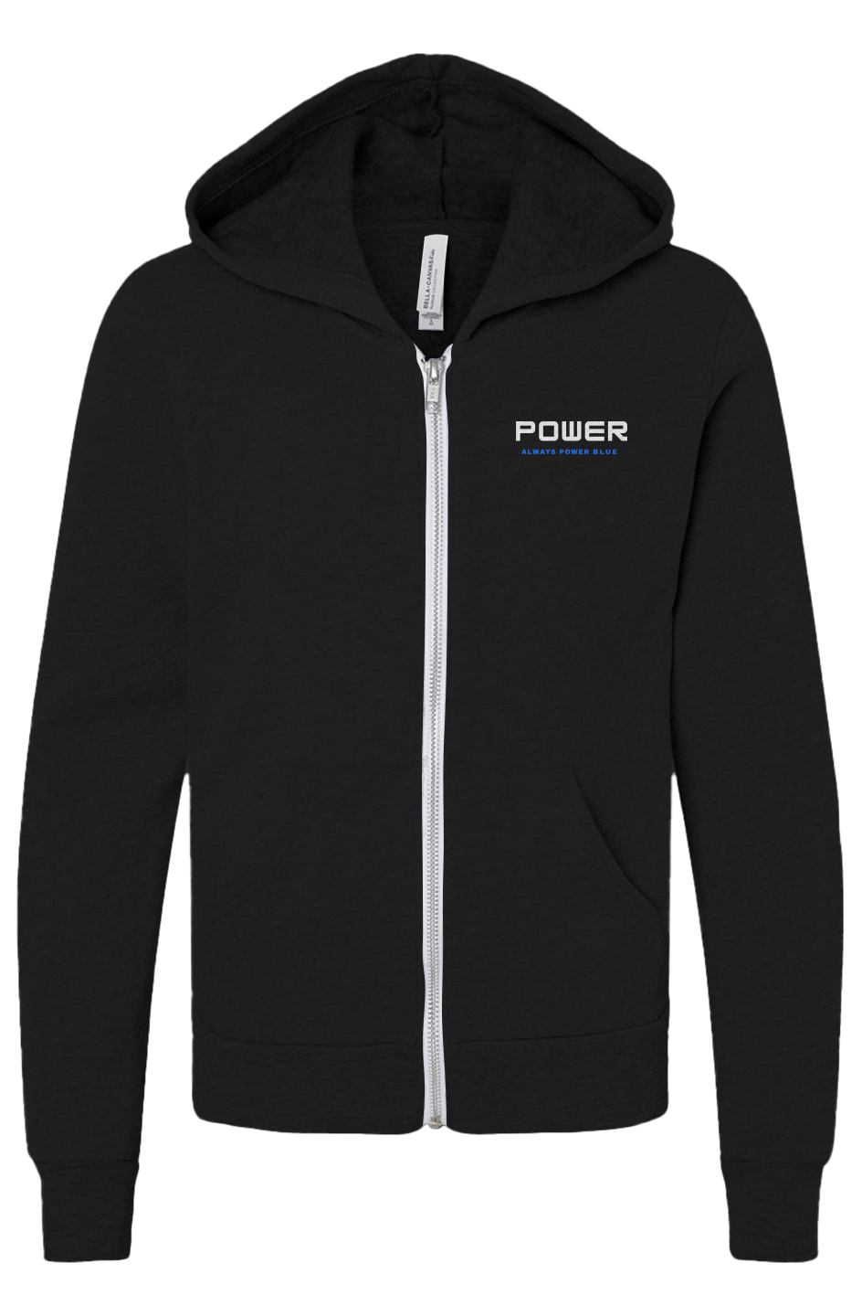 PWD Youth Sponge Fleece Full Zip Hoodie