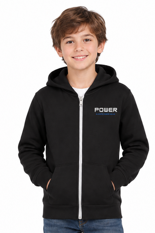 (PWD) Youth Sponge Fleece Full Zip Hoodie