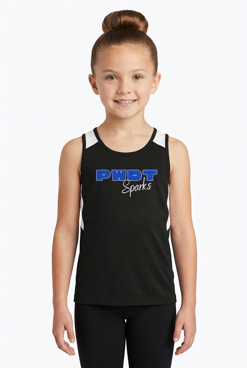(PWD) Youth Club Athletic Tank PWDT sparks