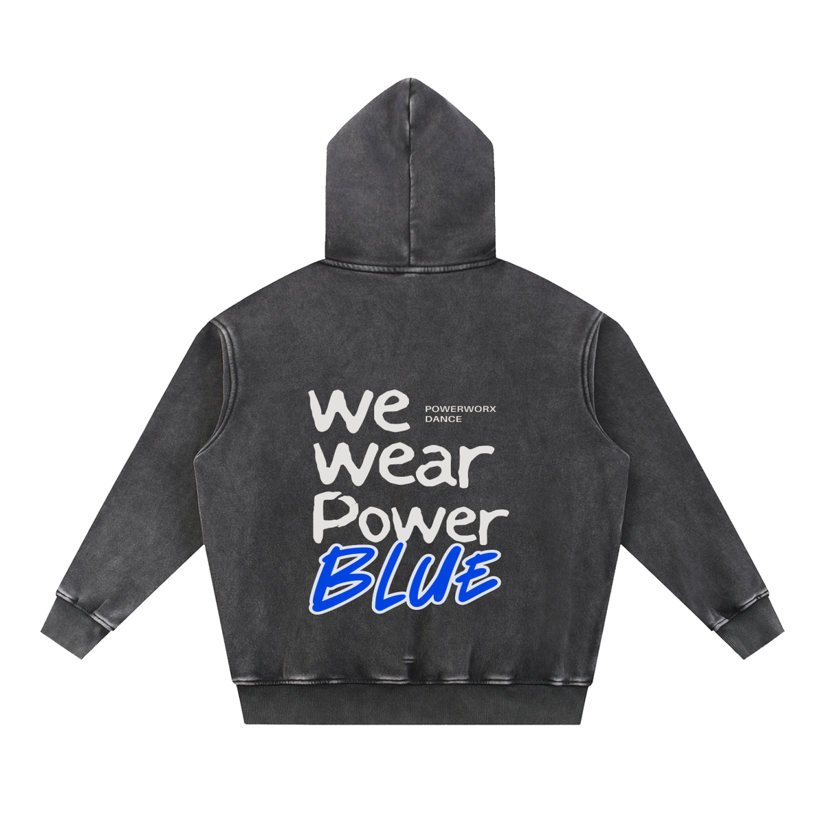 Snow Wash Fleece Oversize Hoodie