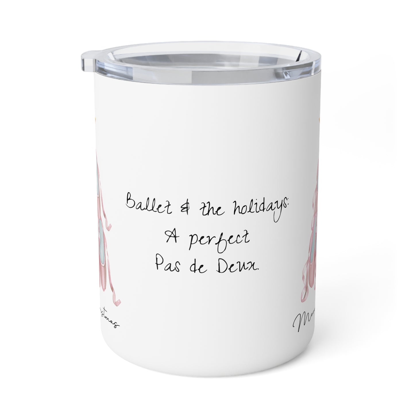 Holidays:: Dance teacher Christmas coffee mug, insulated 10oz  holiday gift for dance teachers and coaches| choreographer gifts