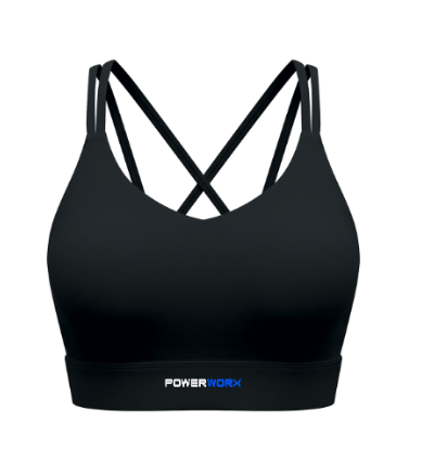 (PWD) Women's Lycra Cropped Yoga Sport Bra -PWdance
