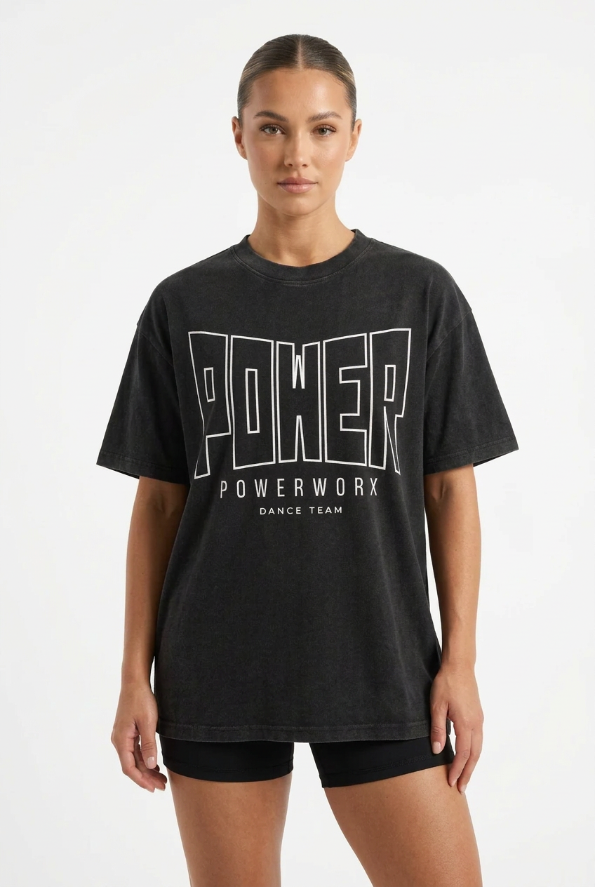 (PWD) Mineral Wash Waffle Knit T-Shirt
