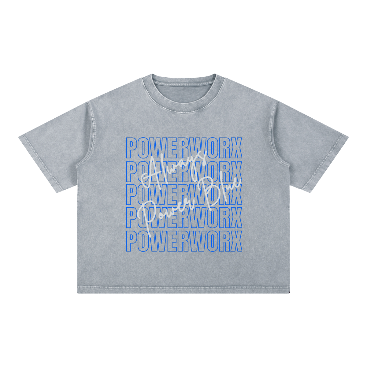 Mineral Wash Boxy Cotton T-Shirt