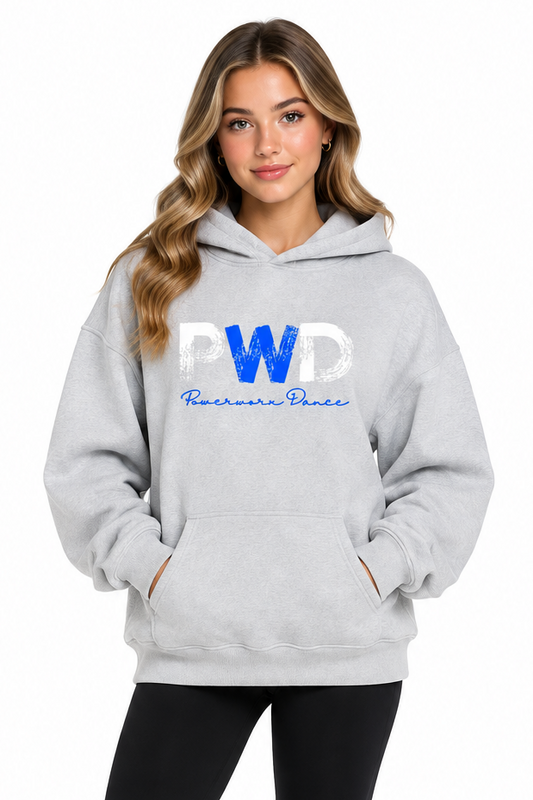 (PWD) Unisex Snow Wash Fleece Oversize Hoodie-2