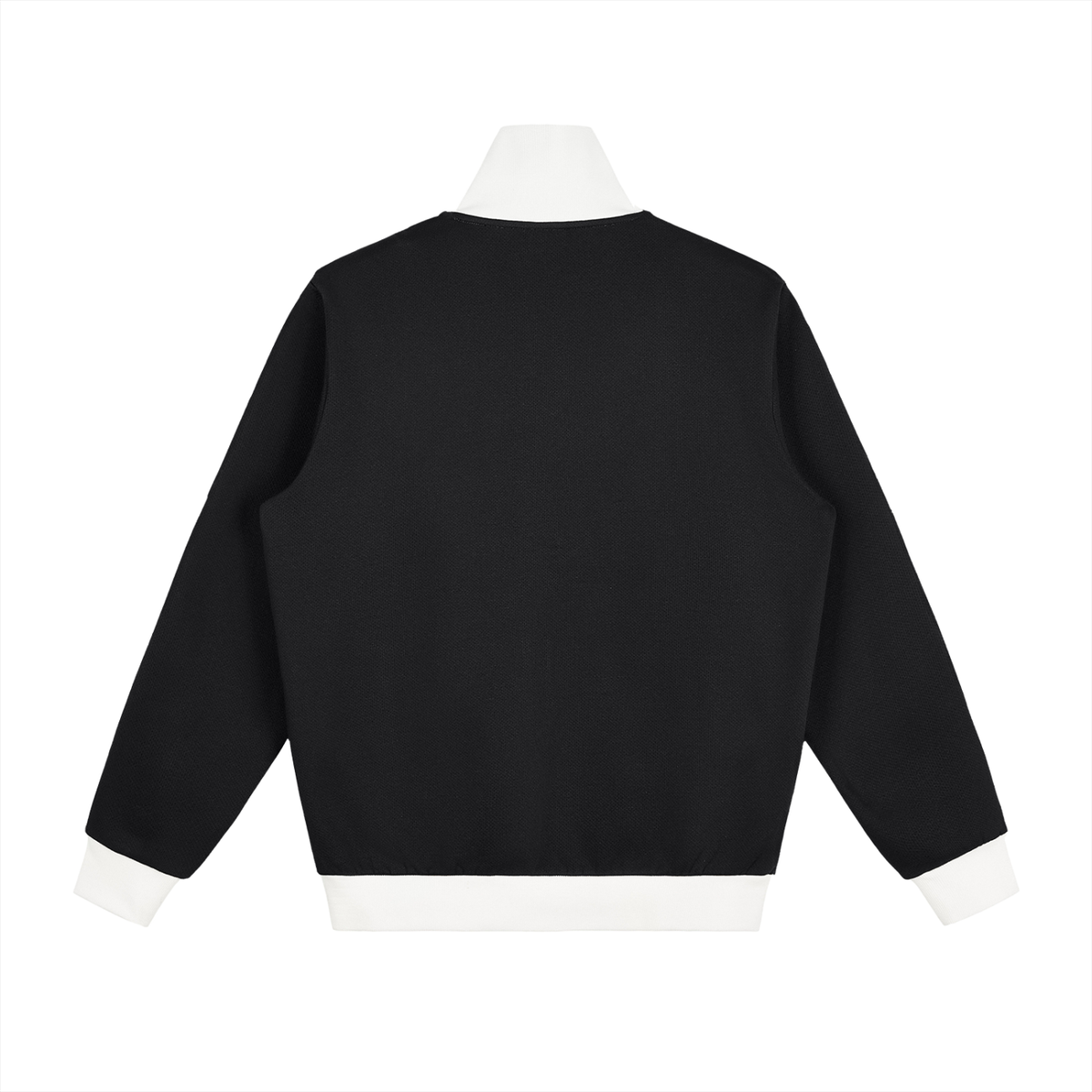 Contrast Side Stripe Fleece Track Jacket