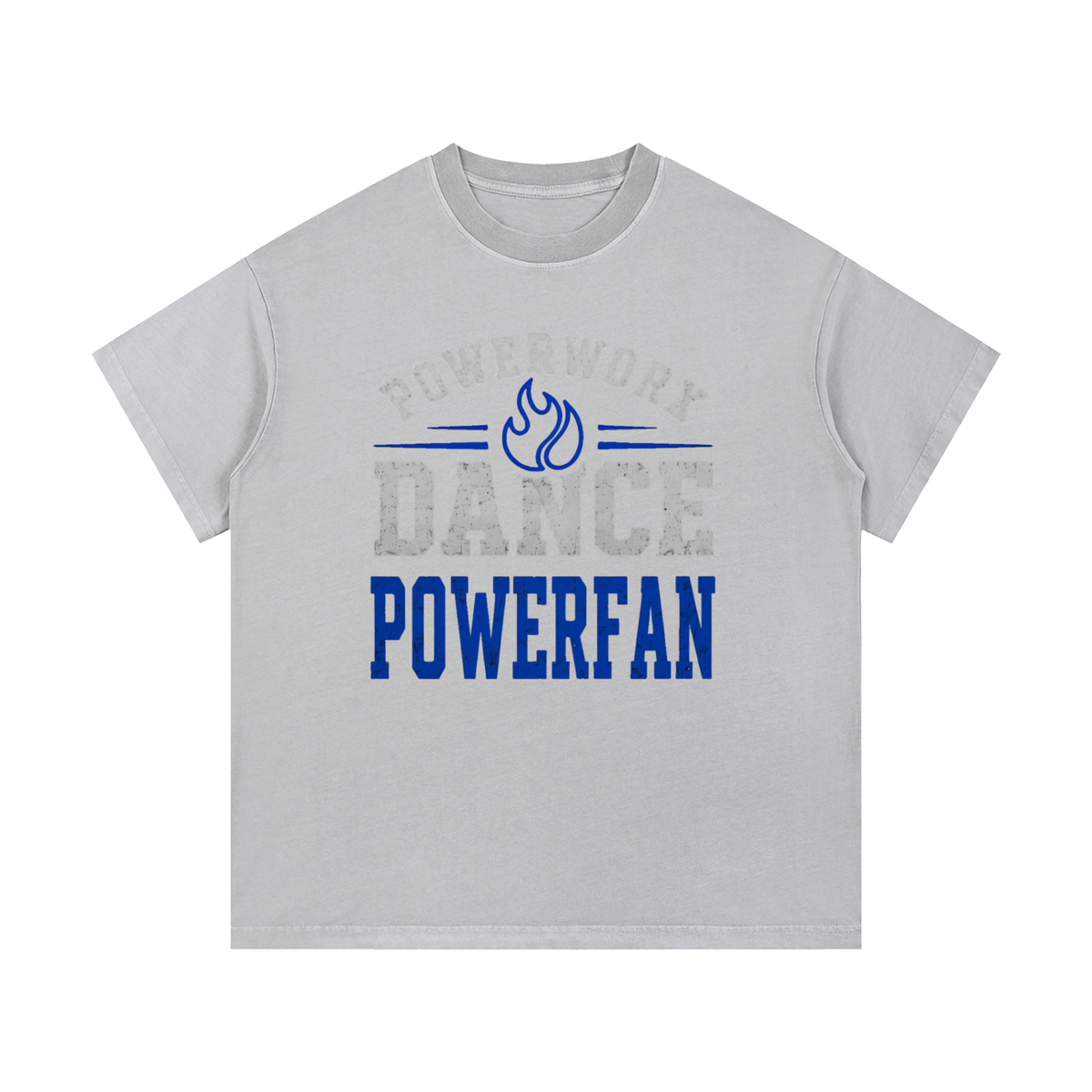 (PWD) Unisex Vintage Wash Cotton T-Shirt - Powerfan