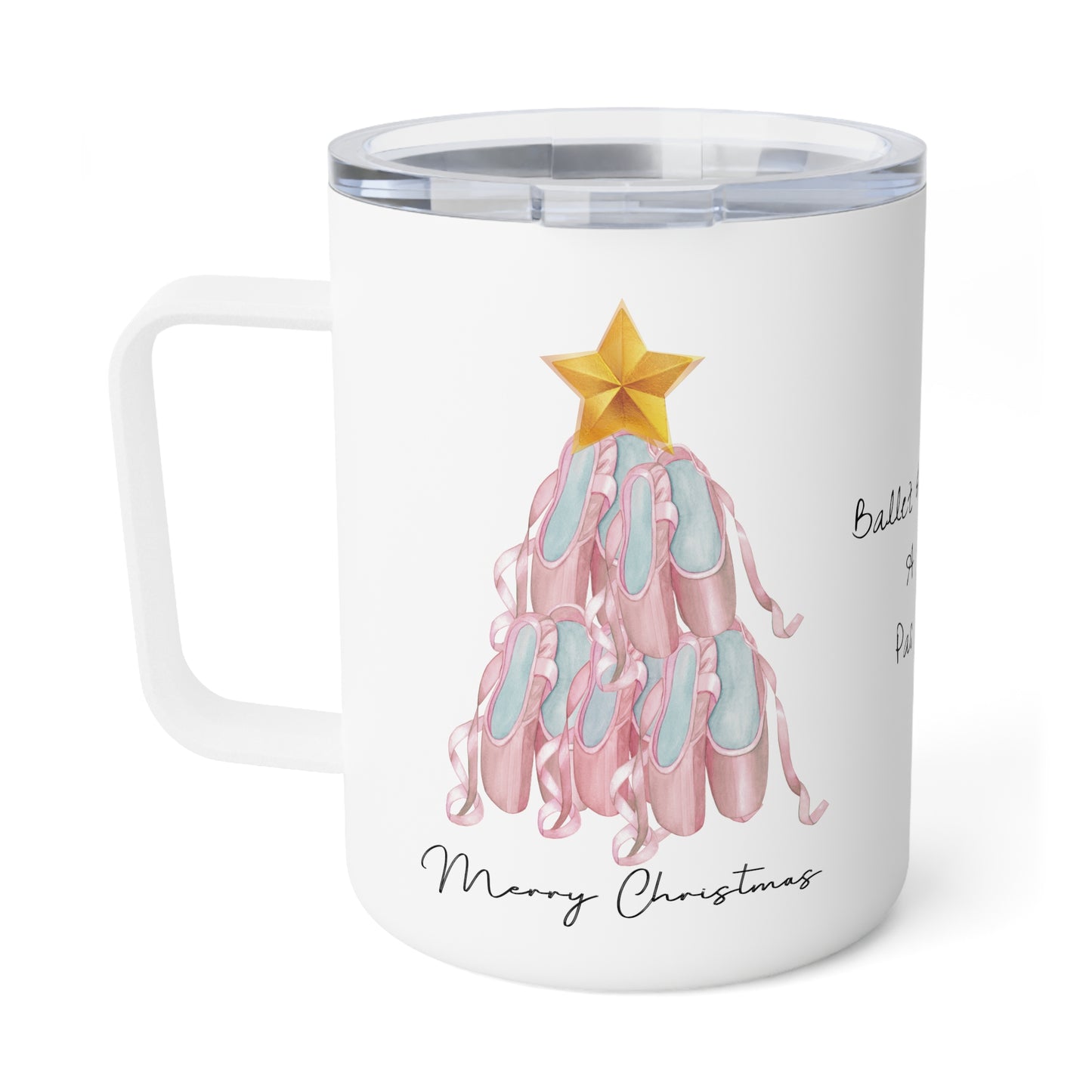 Holidays:: Dance teacher Christmas coffee mug, insulated 10oz  holiday gift for dance teachers and coaches| choreographer gifts