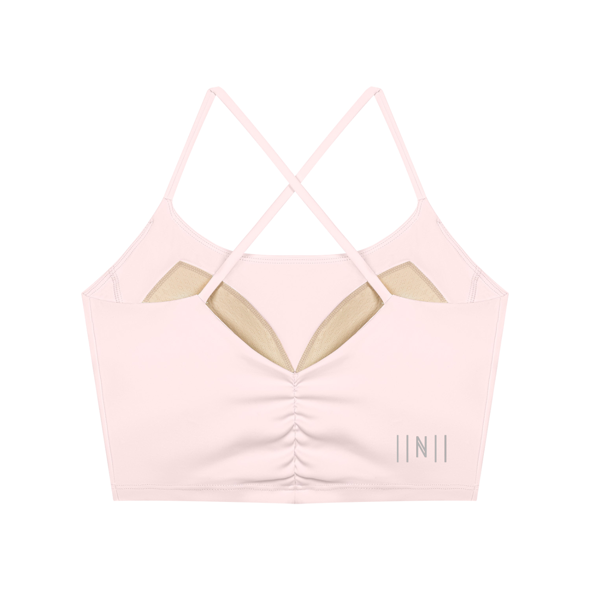 Women's Ruched Cropped Yoga Tank Top
