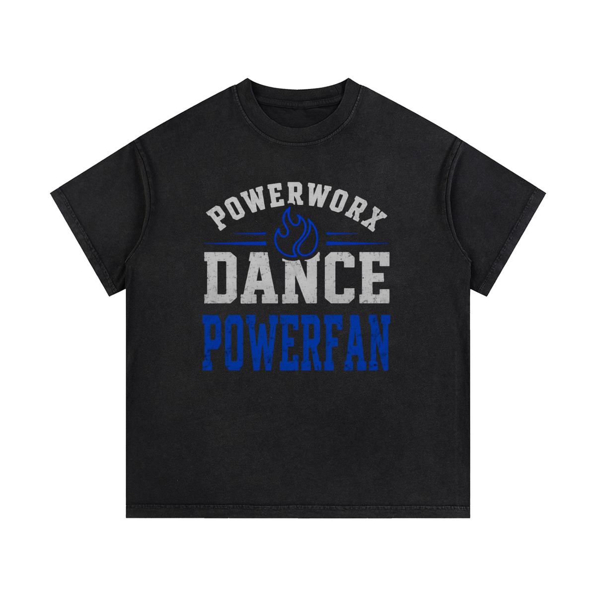 (PWD) Unisex Vintage Wash Cotton T-Shirt - Powerfan