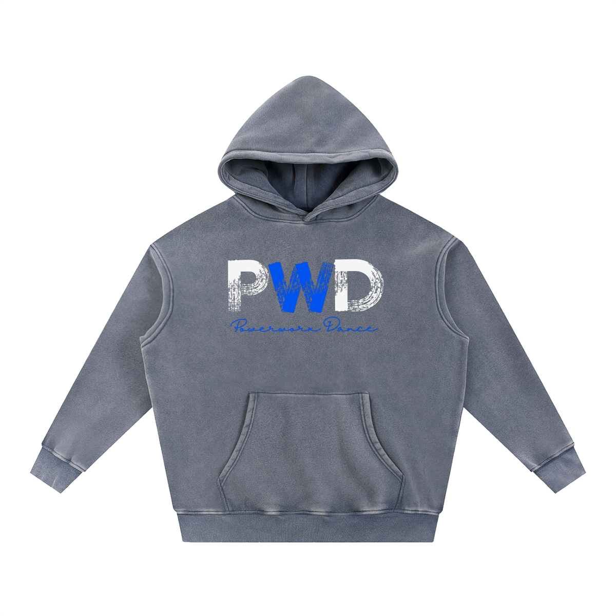 (PWD) Snow Wash Fleece Oversize Hoodie-2