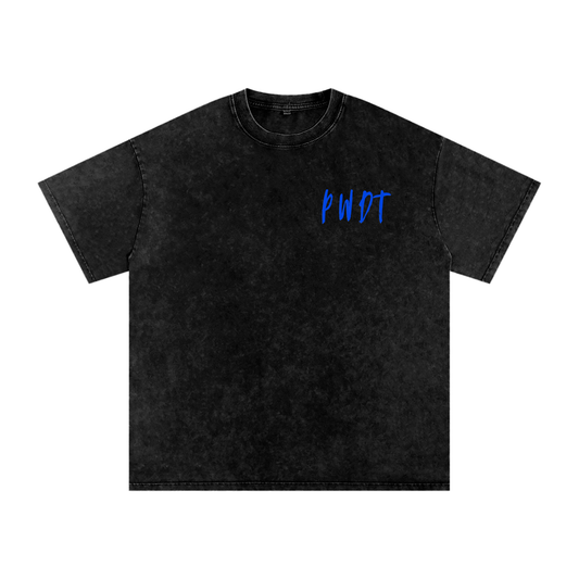 (PWD) Snow Washed Oversized Cotton T-Shirt