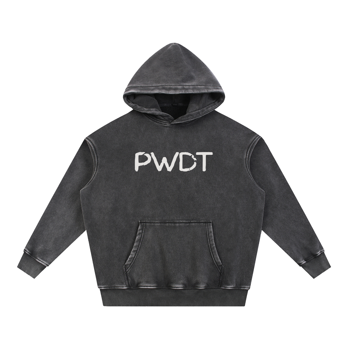 Snow Wash Fleece Oversize Hoodie