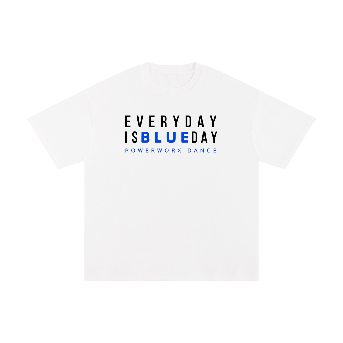 (PWD) Unisex Pure Cotton T-Shirt - Blue Day