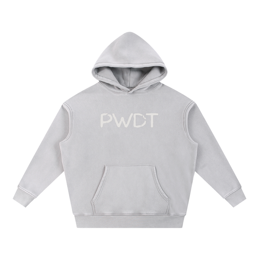 (PWD) Unisex Snow Wash Fleece Oversize Hoodie