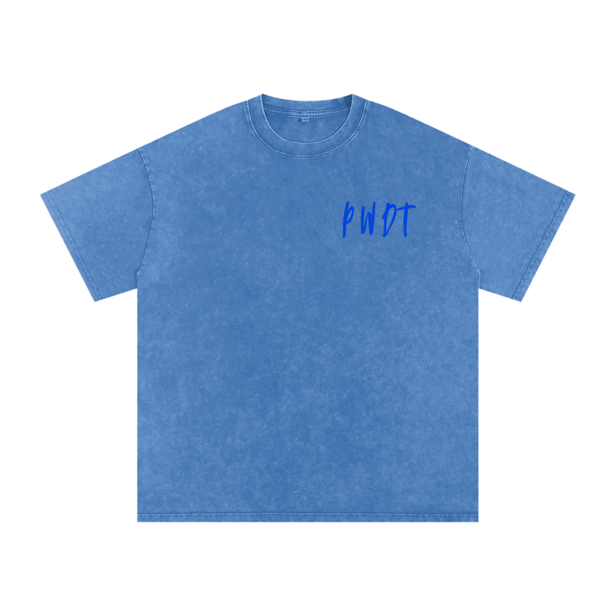 (PWD) Snow Washed Oversized Cotton T-Shirt