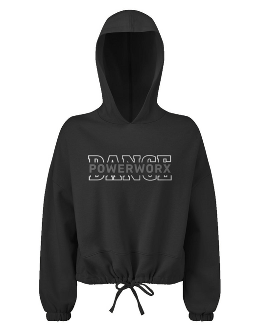 PWD | Women’s Cropped Oversize Hooded Sweatshirt | dance