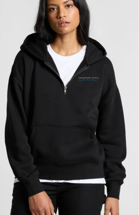 PWD| Wo's Relax 1/2 Zip Hood sweatshirt