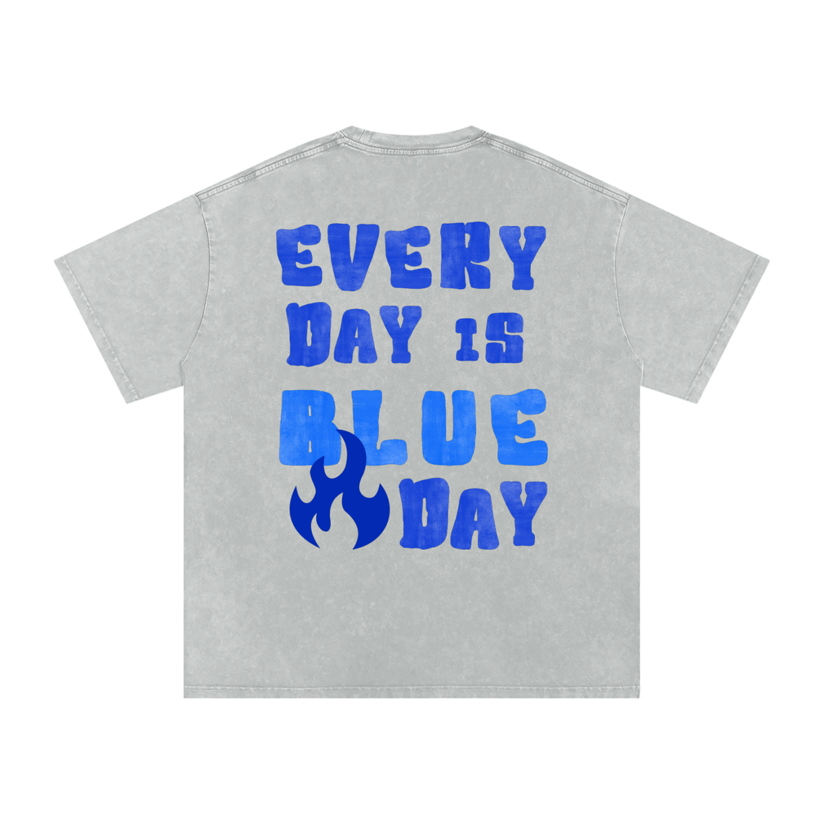 (PWD) Snow Washed Oversized Cotton T-Shirt