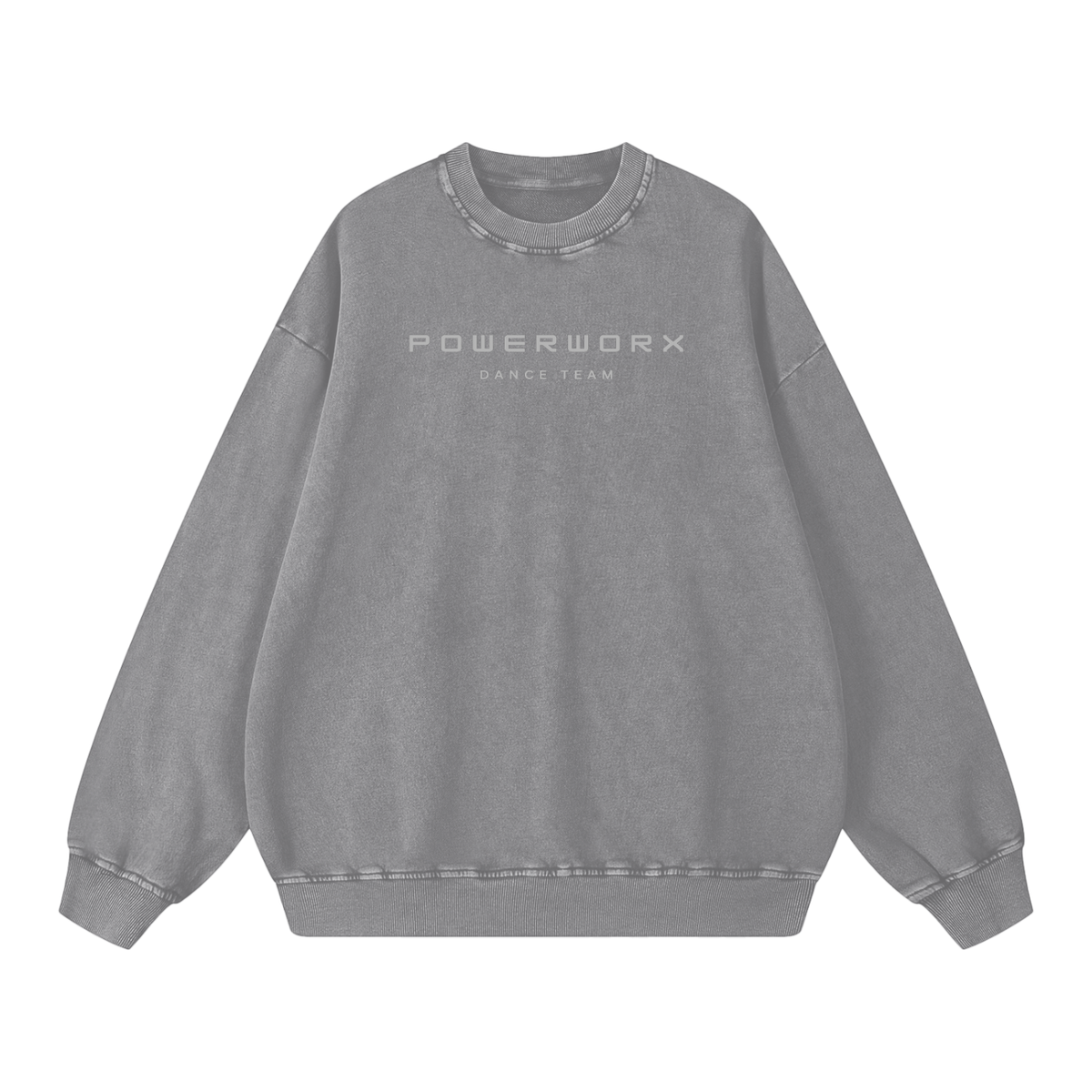 (PWD) Snow Washed Oversized Sweatshirt- 3P