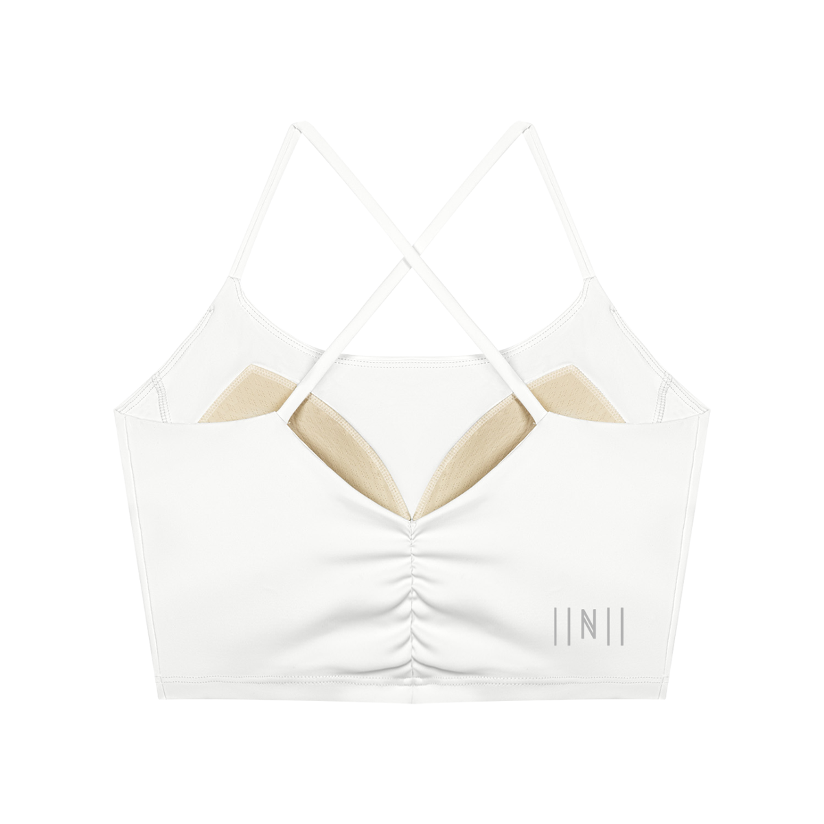 Women's Ruched Cropped Yoga Tank Top