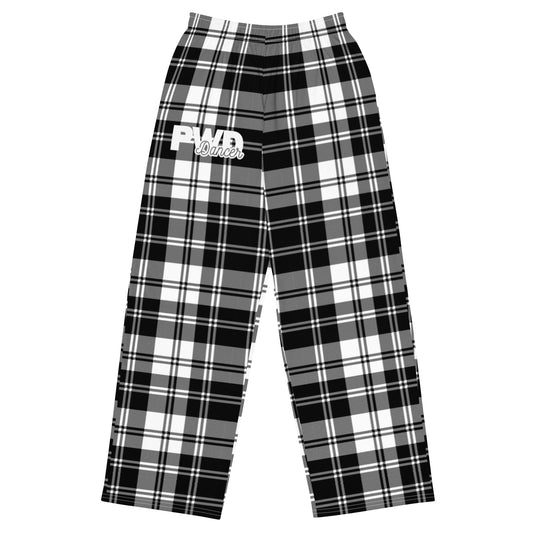 PWD| unisex wide-leg pants | plaid loungers