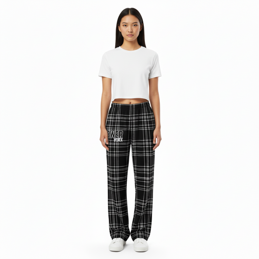 PWD| Adult unisex wide-leg pants | Plaid Power