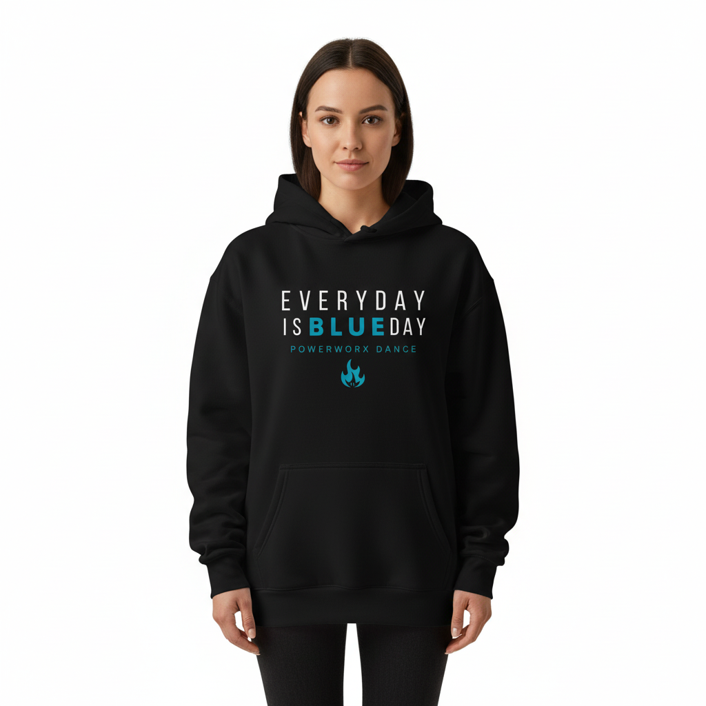 PWD | Unisex oversized hoodie- Blue