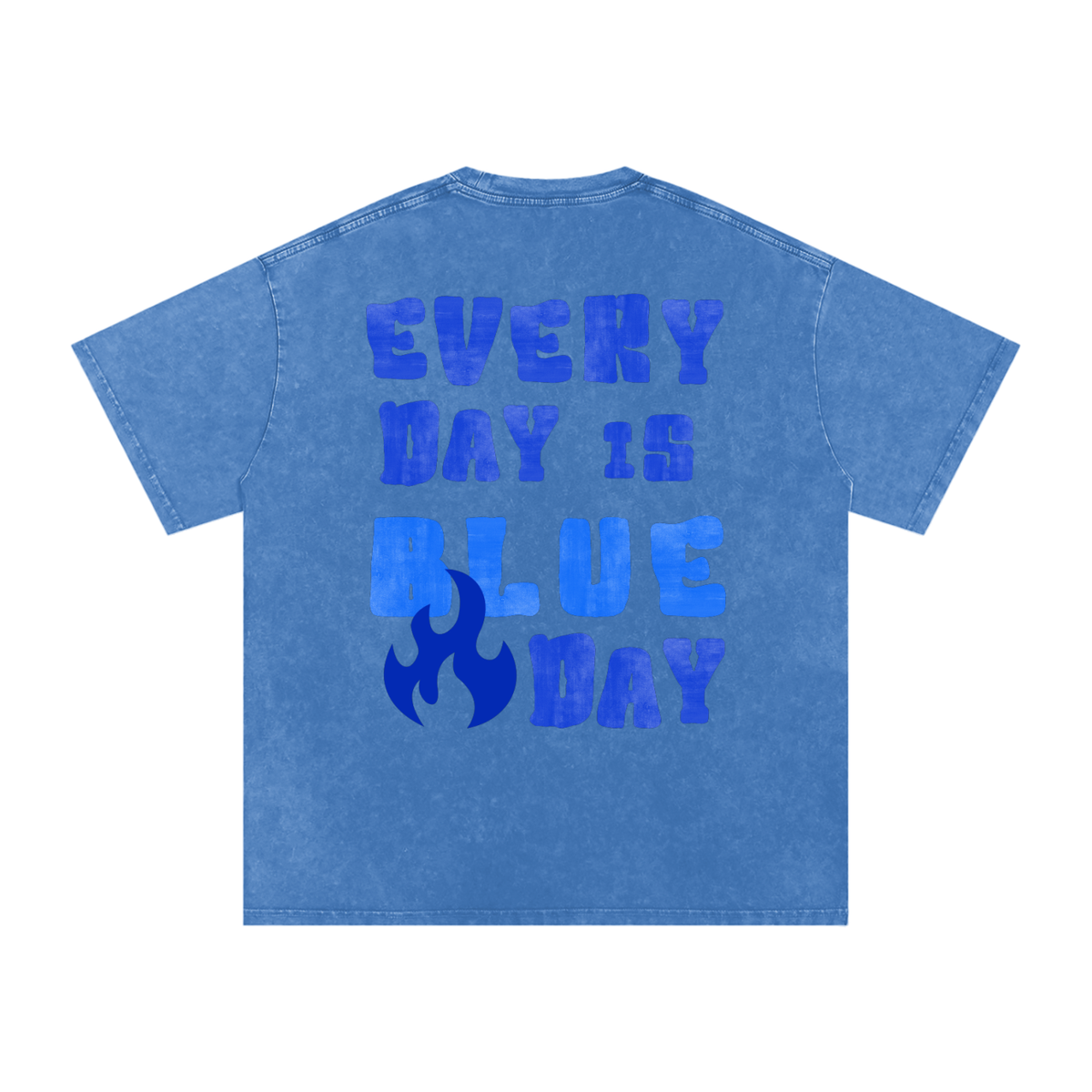 (PWD) Snow Washed Oversized Cotton T-Shirt