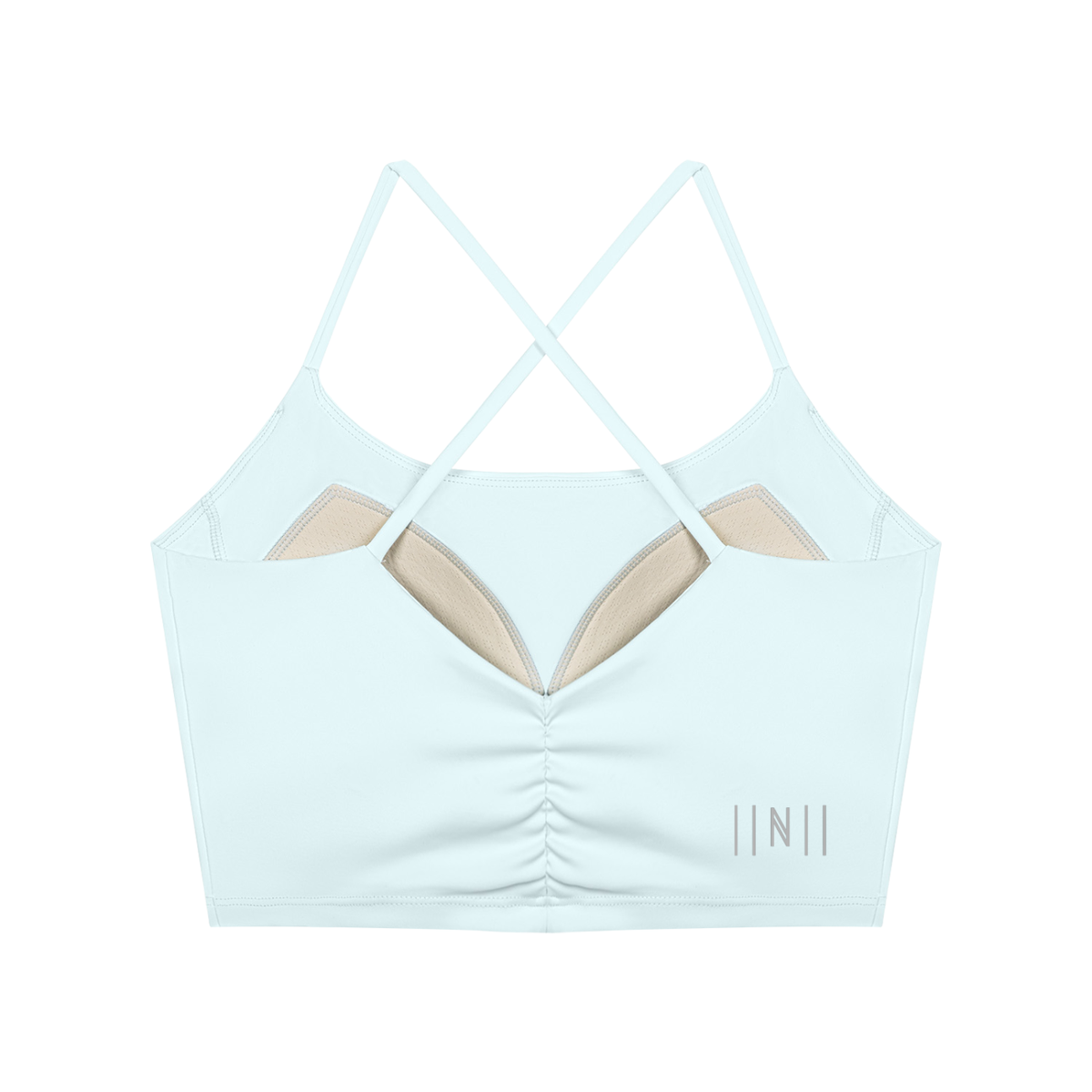Women's Ruched Cropped Yoga Tank Top