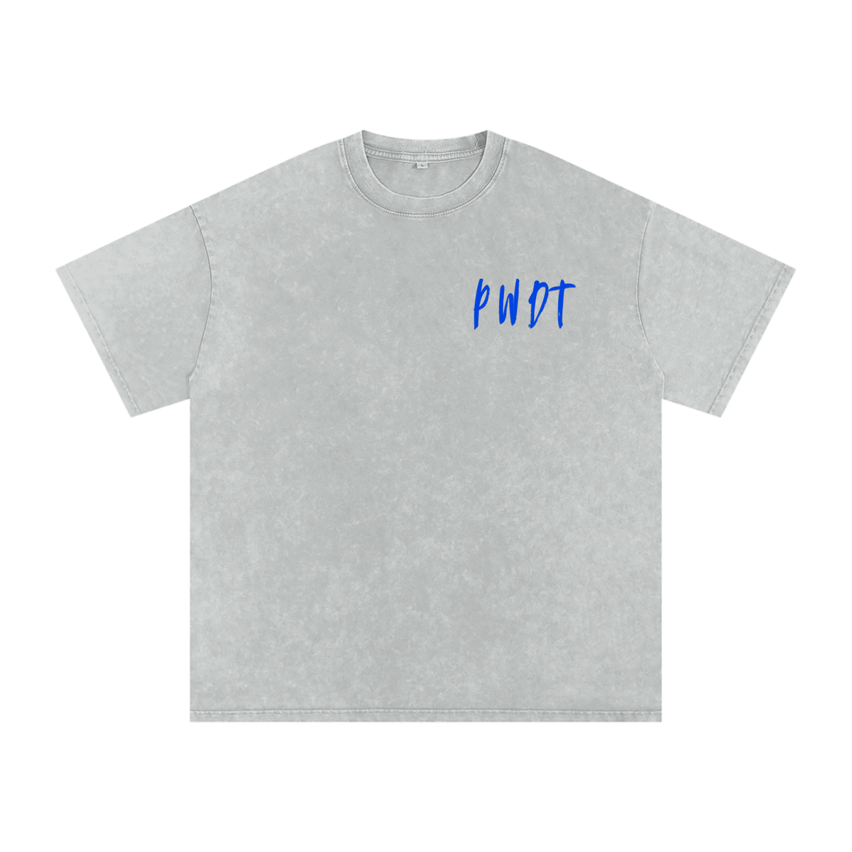 (PWD) Snow Washed Oversized Cotton T-Shirt