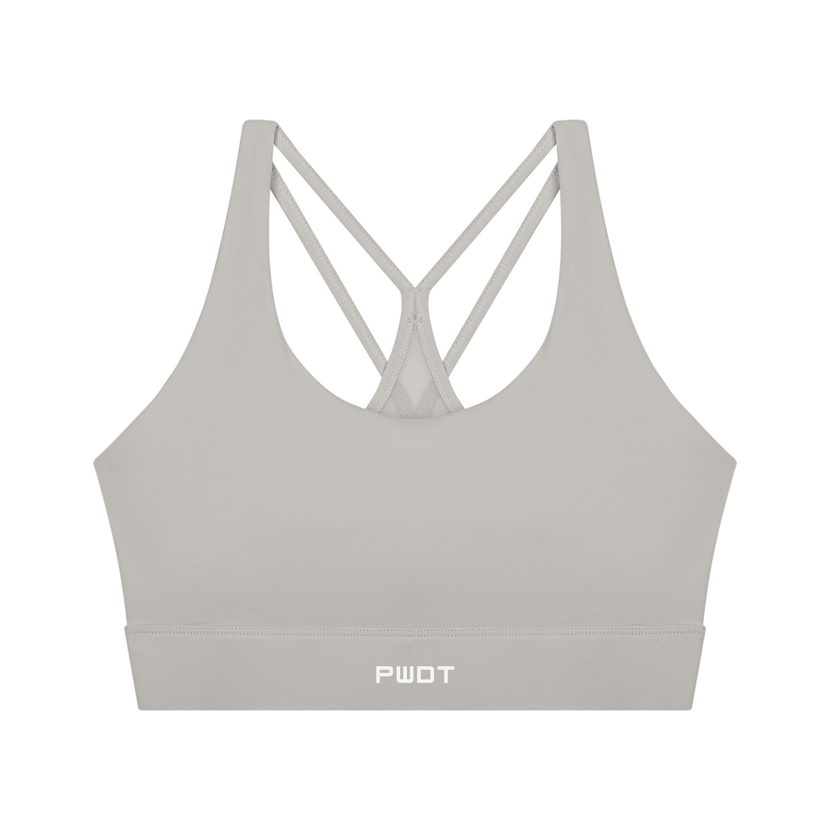 (PWD) Women's Cropped Yoga Sport Bra - PWDT