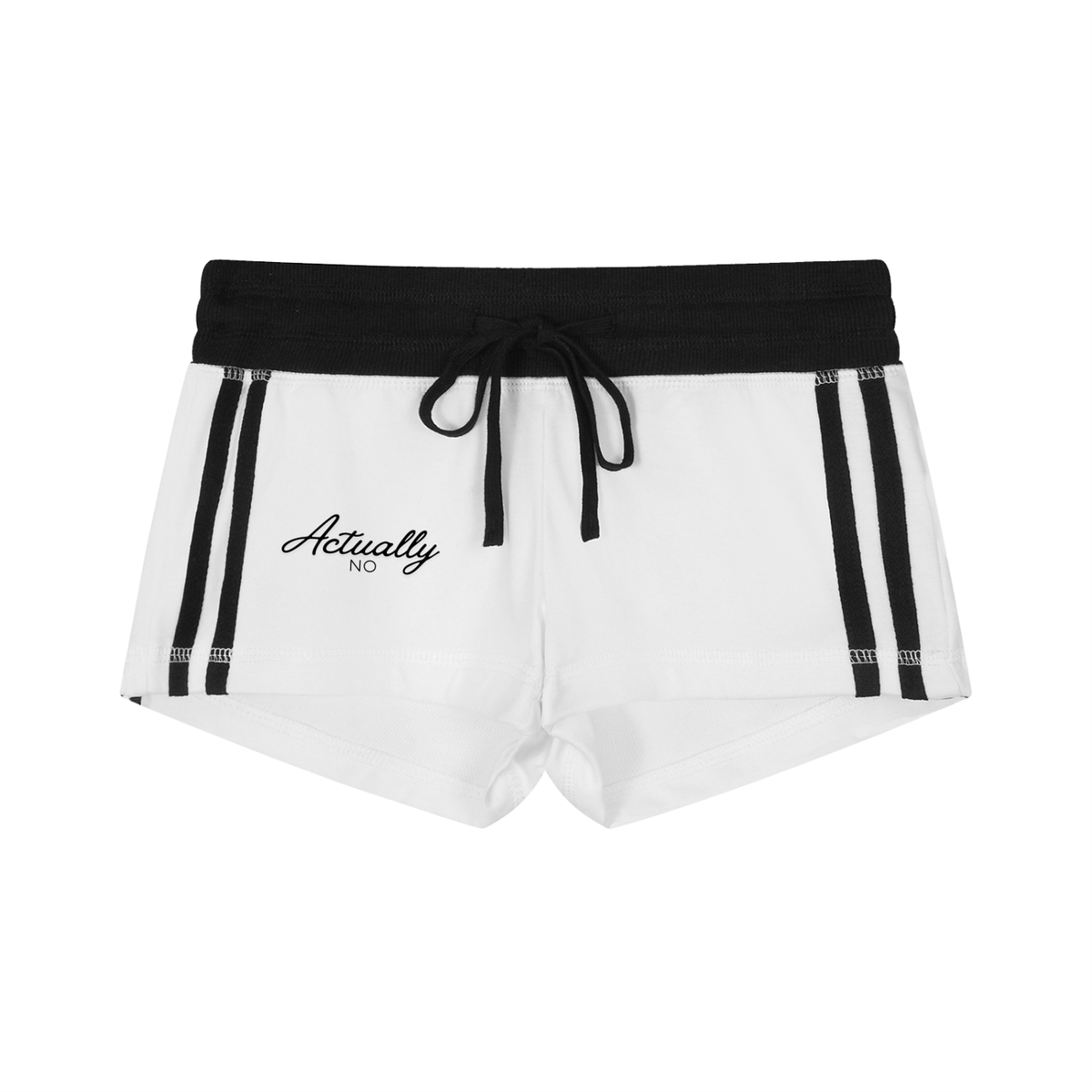 Women's Contrast Stripe Track Shorts