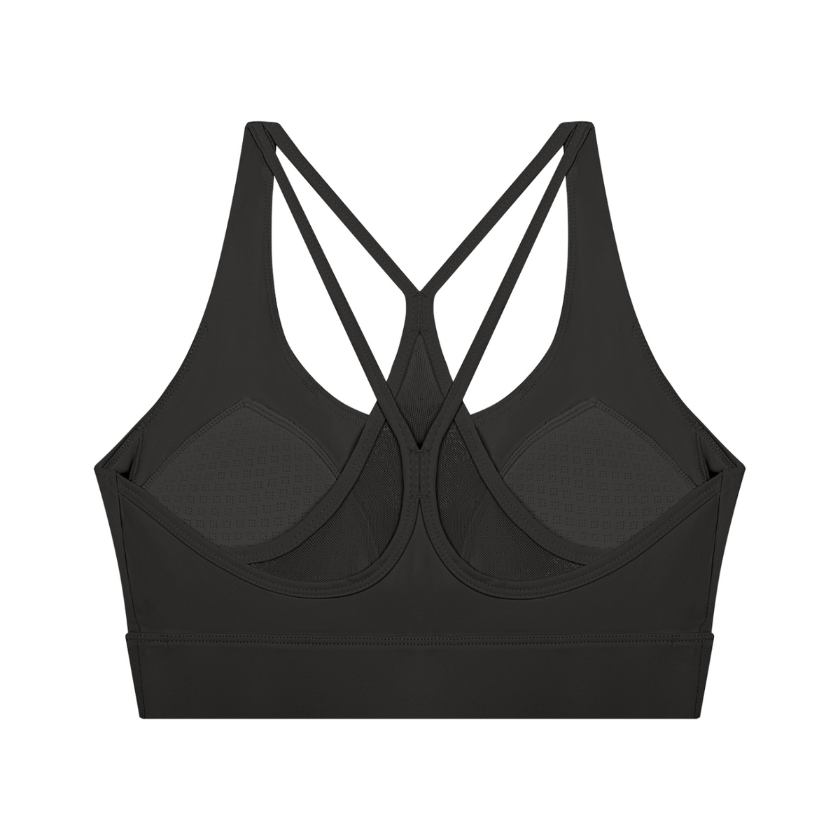 (PWD) Women's Cropped Yoga Sport Bra - PWDT