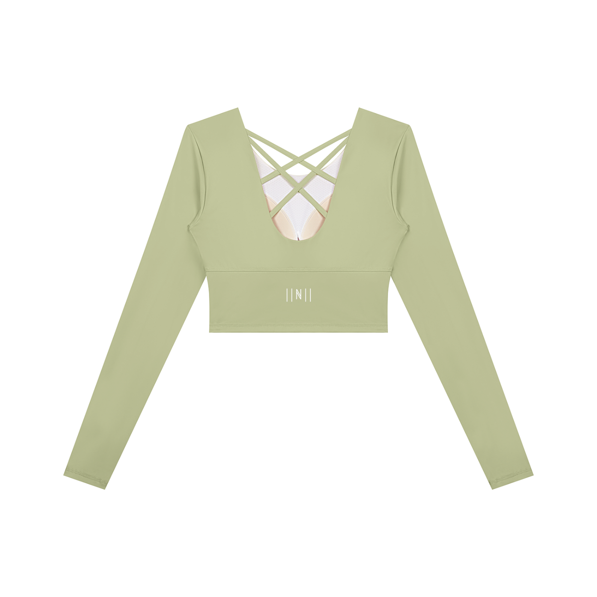 Women's Cropped Long Sleeve Yoga T-Shirt