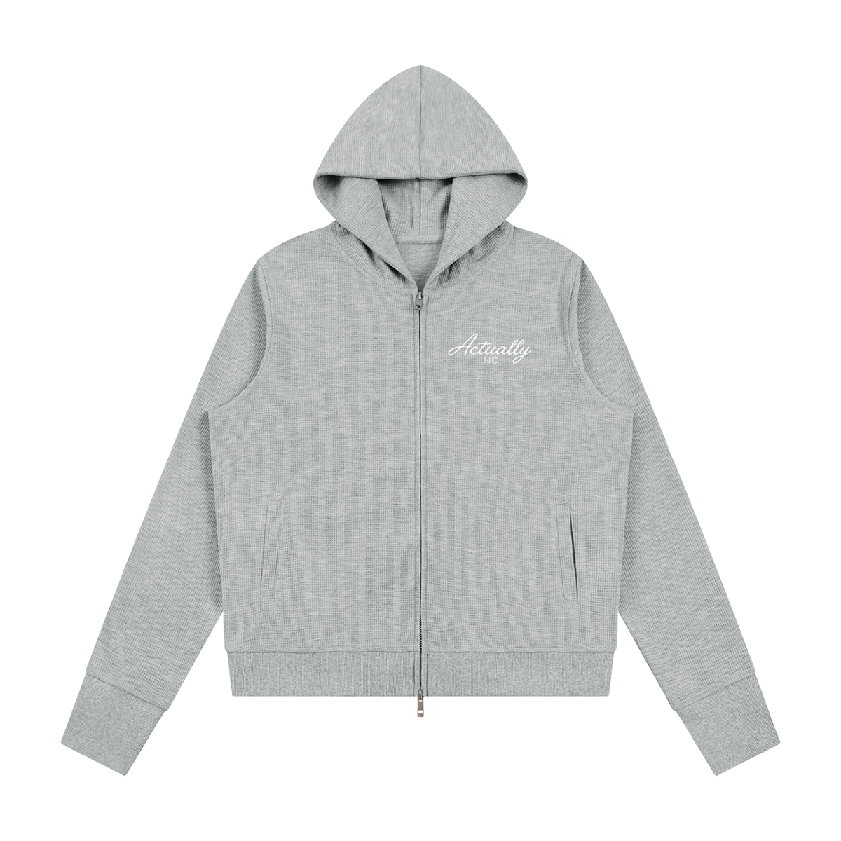NElement| Women's Waffle Full Zip Hoodie