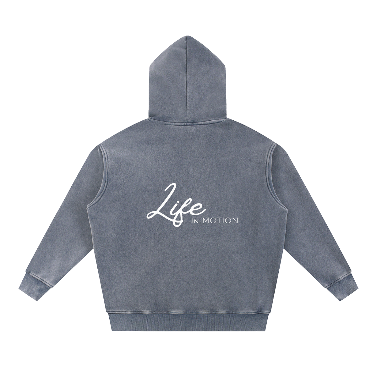Snow Wash Fleece Oversize Hoodie