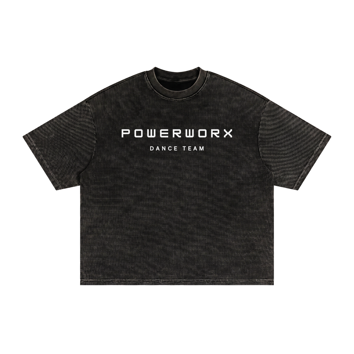 (PWD) Textured Waffle Washed Boxy T-Shirt
