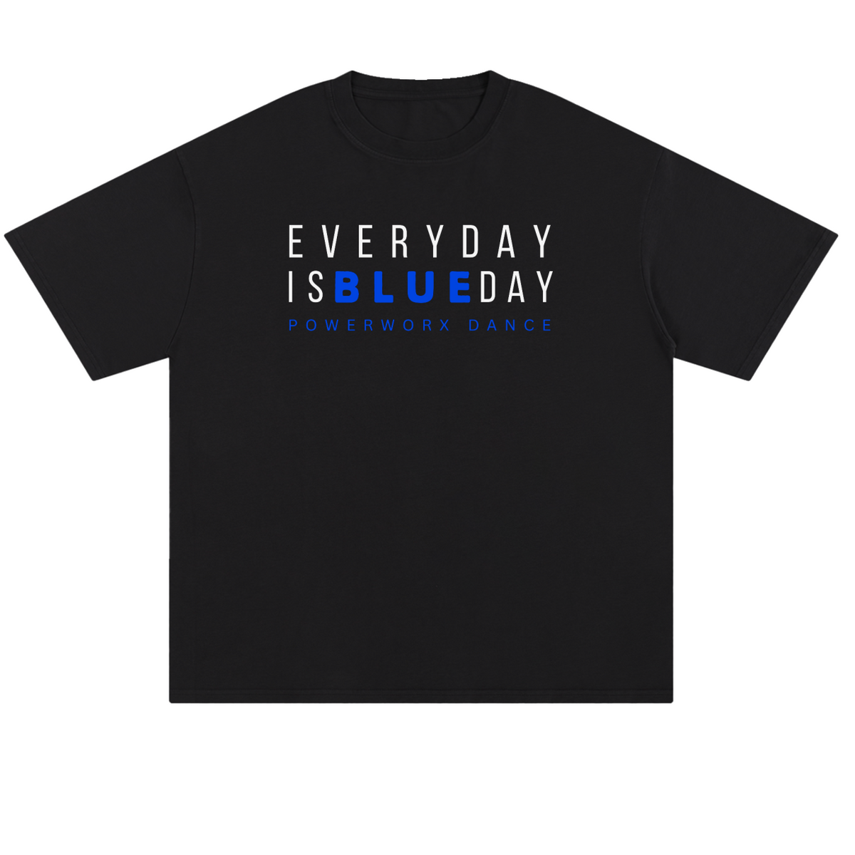 (PWD) Unisex Pure Cotton T-Shirt - Blue Day