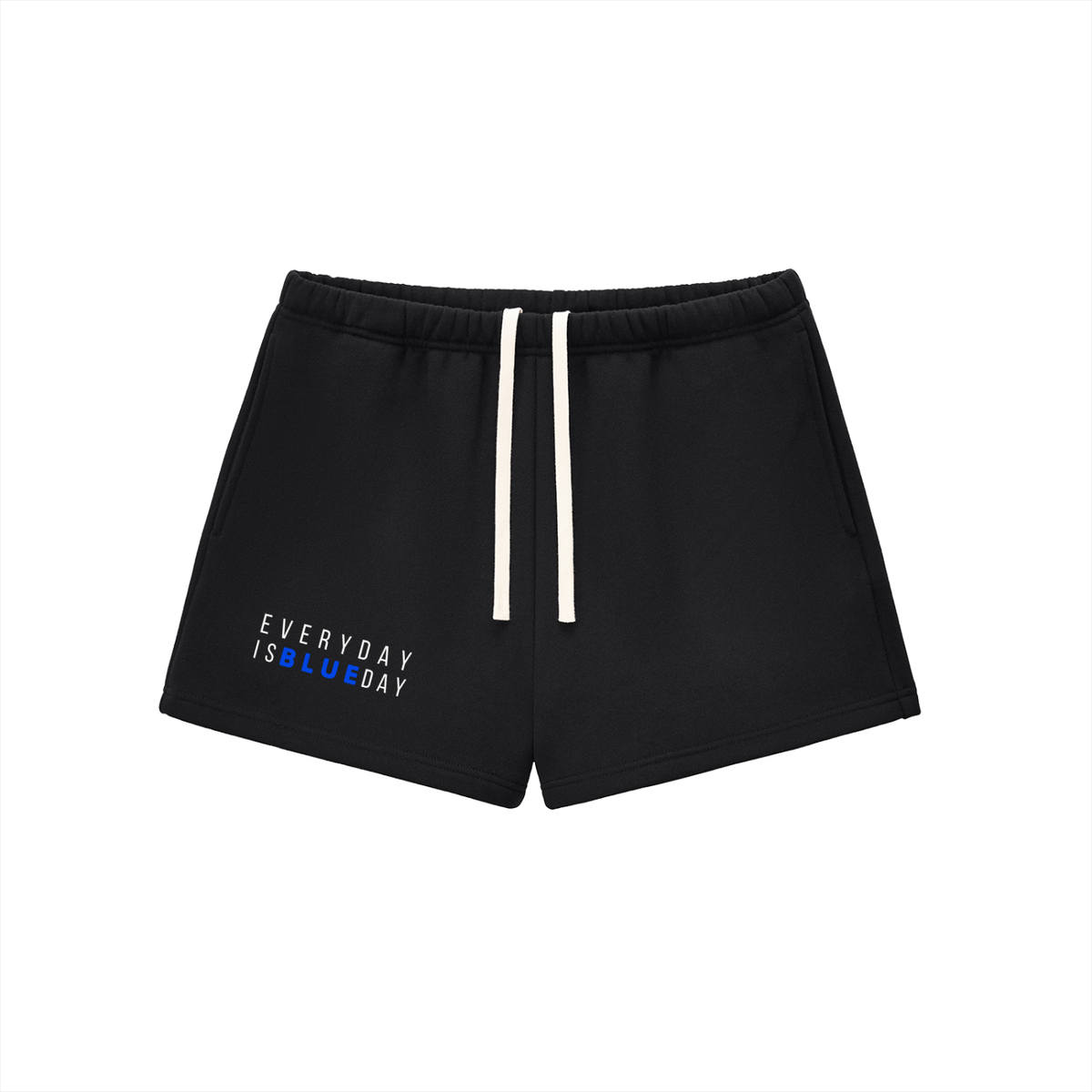(PWD) Essential Fleece Drawstring Sweatshorts - Blue Day