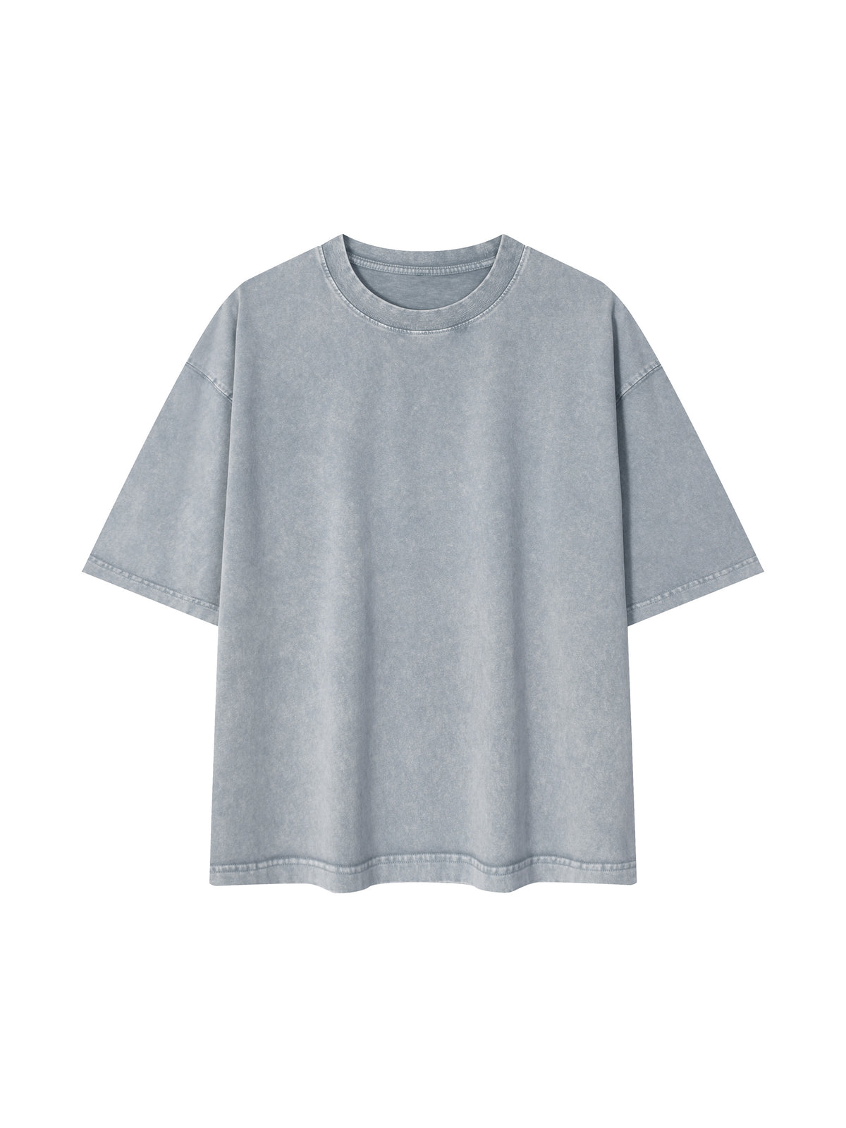 (PWD) Mineral Wash Boxy Cotton T-Shirt- brush
