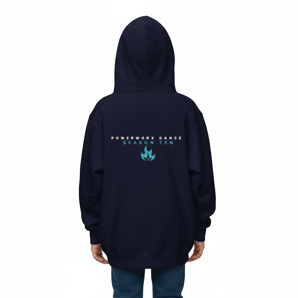 PWD | Kids |  Fleece hoodie + front embroidery