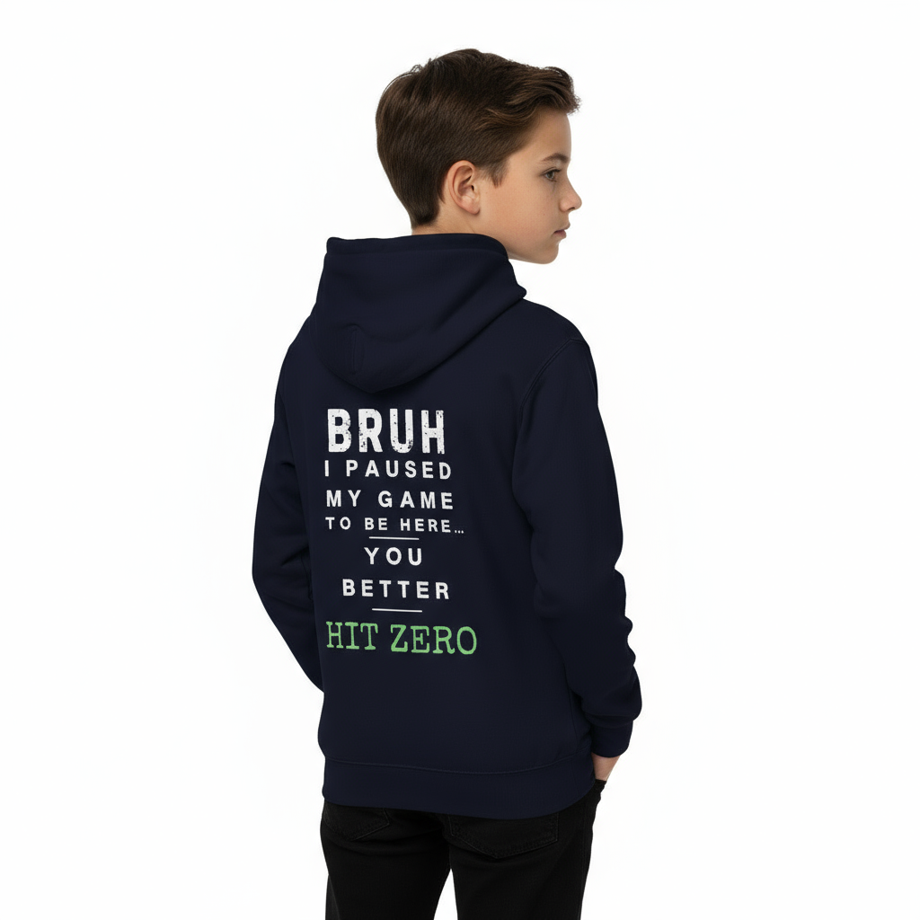 Cheer Bro Kids fleece hoodie - hit zero