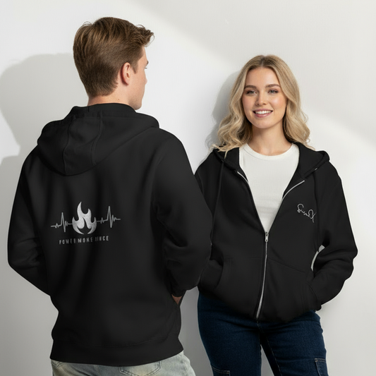 PWD | Embroidered Premium full zip hoodie -seasonx