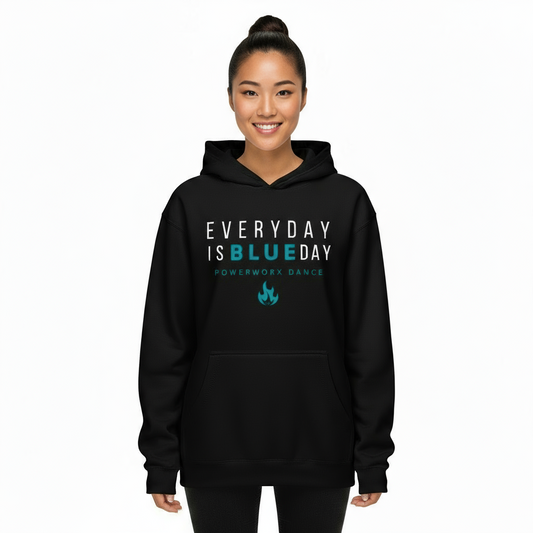 PWD| Adult Unisex Box Hoodie- BLUE