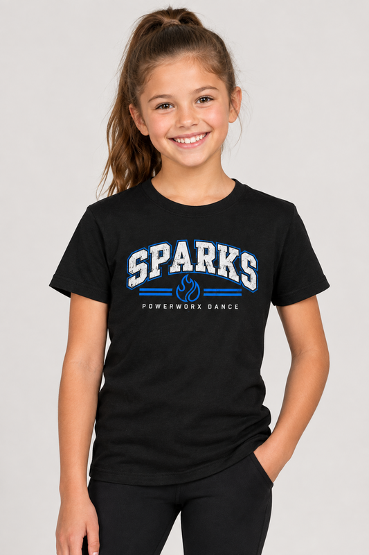 (PWD) Youth Short Sleeve T-Shirt SPARKS arc